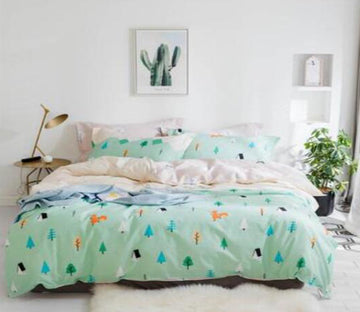 3D Tree Pattern 30291 Bed Pillowcases Quilt