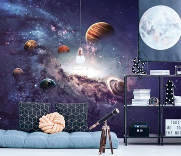 3D Cosmic Galaxy 129 Wall Murals Wallpaper AJ Wallpaper 2 