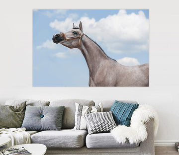3D White Horse 83 Animal Wall Stickers Wallpaper AJ Wallpaper 2 