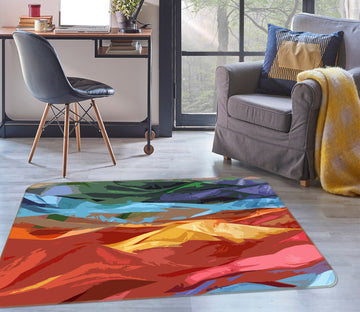 3D Mountains Final 70042 Shandra Smith Rug Non Slip Rug Mat