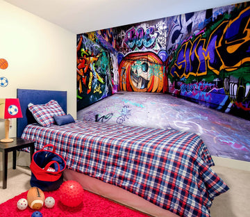 3D Color Graffiti 1631 Wall Murals Wallpaper AJ Wallpaper 2 