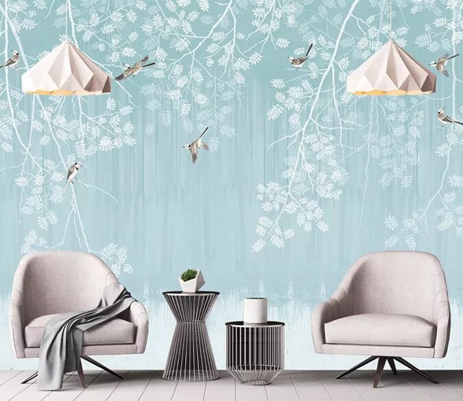 3D Flower Bird 1727 Wall Murals Wallpaper AJ Wallpaper 2 