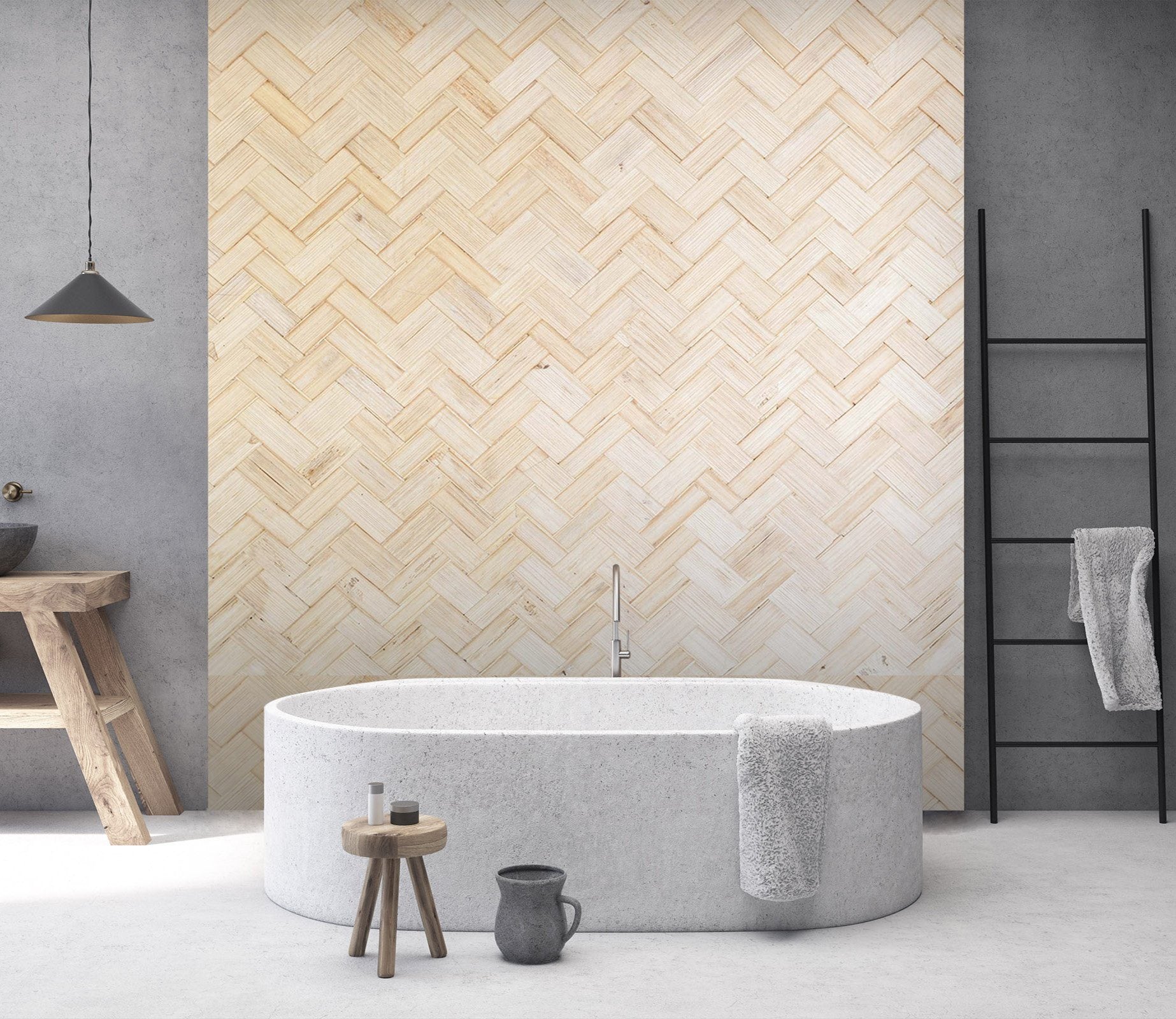 3D Bamboo Mat 117 Wall Murals Wallpaper AJ Wallpaper 2 