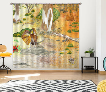 3D Desert Animal 050 Michael Sewell Curtain Curtains Drapes Curtains AJ Creativity Home 