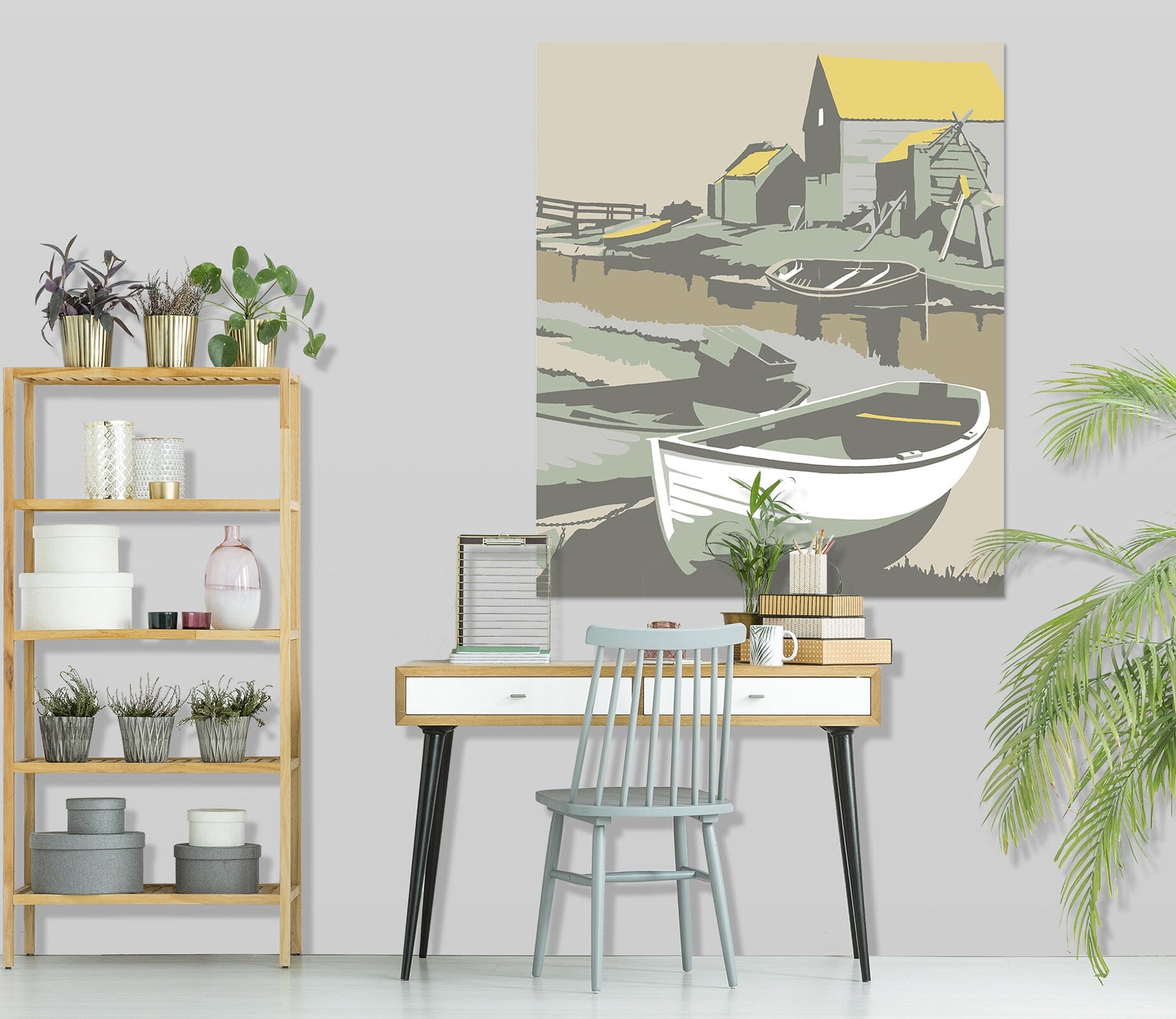 3D Southwold Harbour 063 Steve Read Wall Sticker Wallpaper AJ Wallpaper 2 