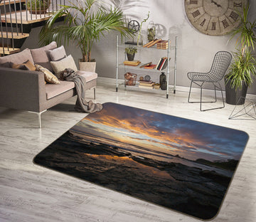 3D Sky Clouds 31187 Non Slip Rug Mat
