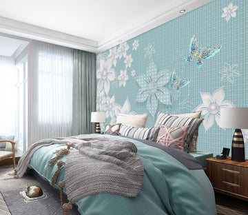 3D Origami Flowers 1547 Wall Murals Wallpaper AJ Wallpaper 2 