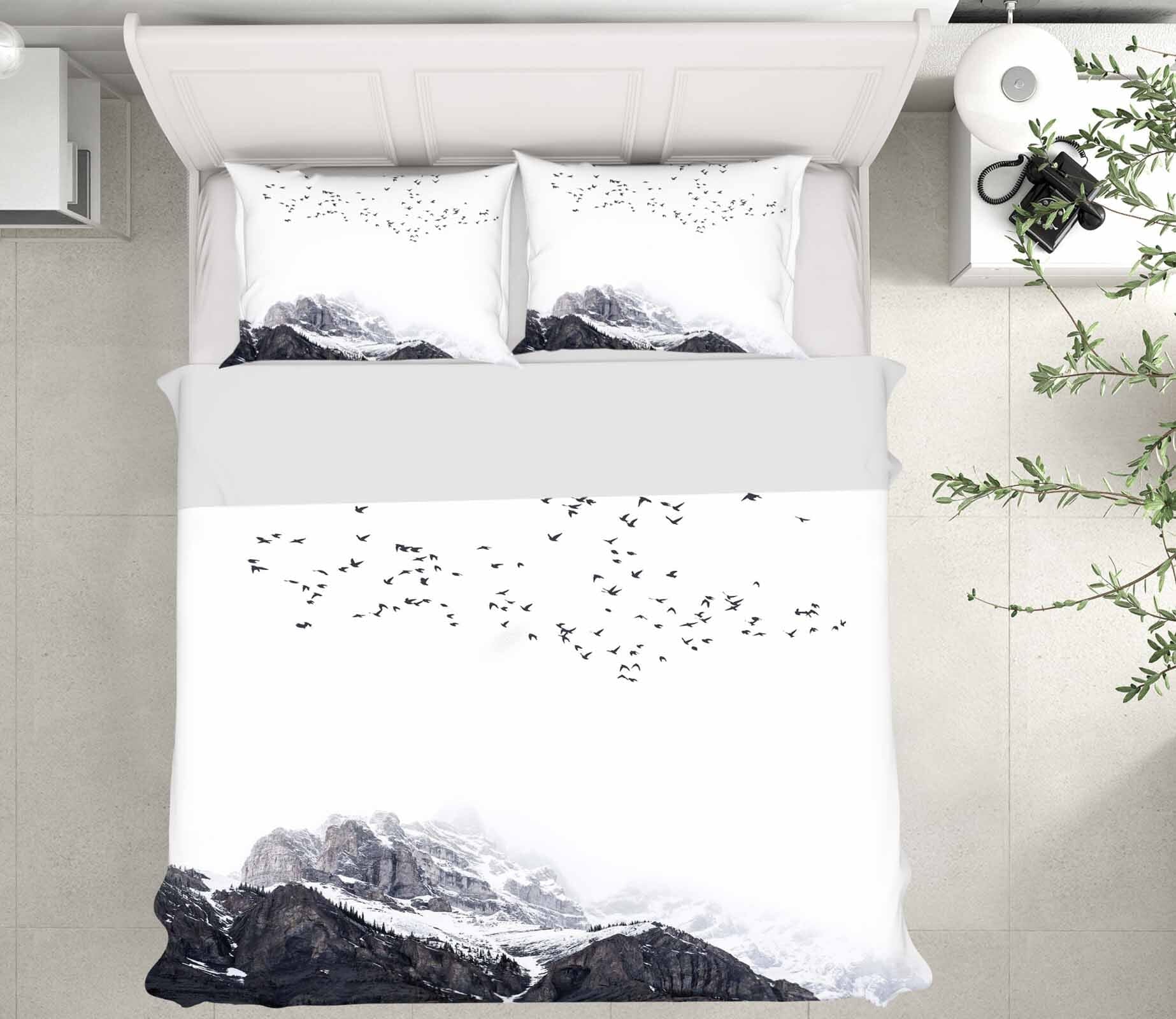 3D The Mountain 2120 Boris Draschoff Bedding Bed Pillowcases Quilt Quiet Covers AJ Creativity Home 