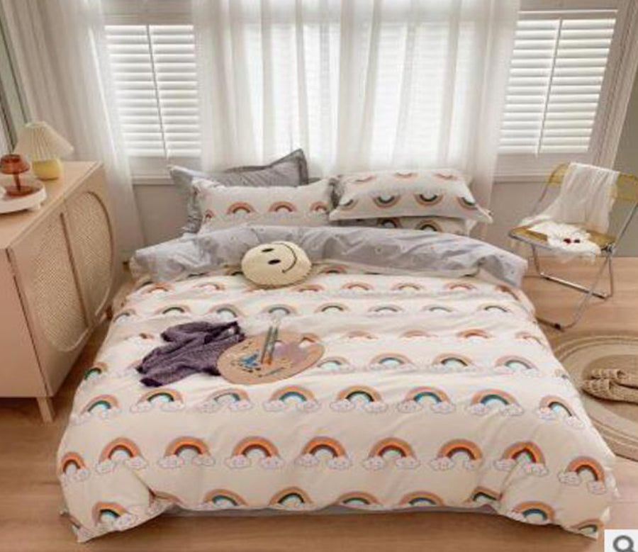 3D Rainbow 40169 Bed Pillowcases Quilt