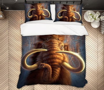 3D Mammoth 2127 Jerry LoFaro bedding Bed Pillowcases Quilt Quiet Covers AJ Creativity Home 