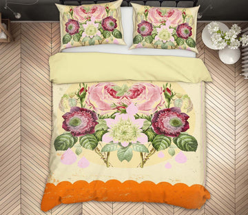 3D Flower Cluster 2111 Showdeer Bedding Bed Pillowcases Quilt Quiet Covers AJ Creativity Home 