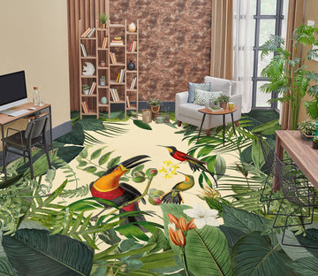 3D Jungle Bird 104136 Andrea Haase Floor Mural