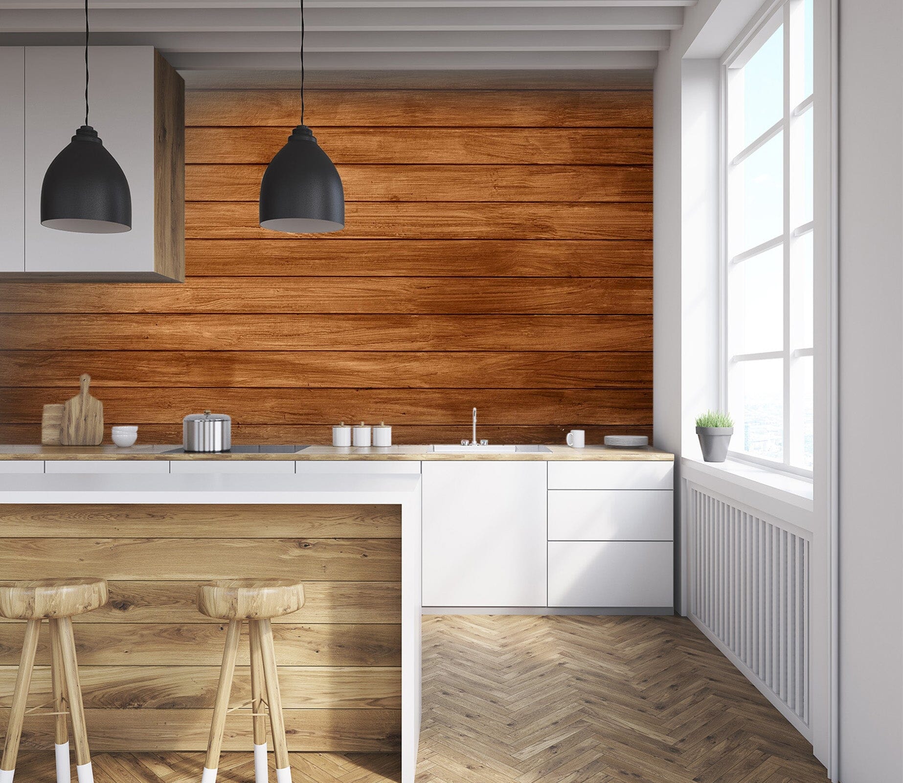 3D Red Wooden Board 82 Wall Murals Wallpaper AJ Wallpaper 2 