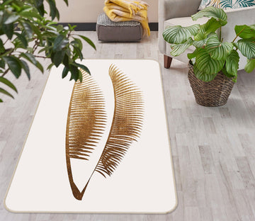 3D Leaf Tooth 1045 Boris Draschoff Rug Non Slip Rug Mat Mat AJ Creativity Home 