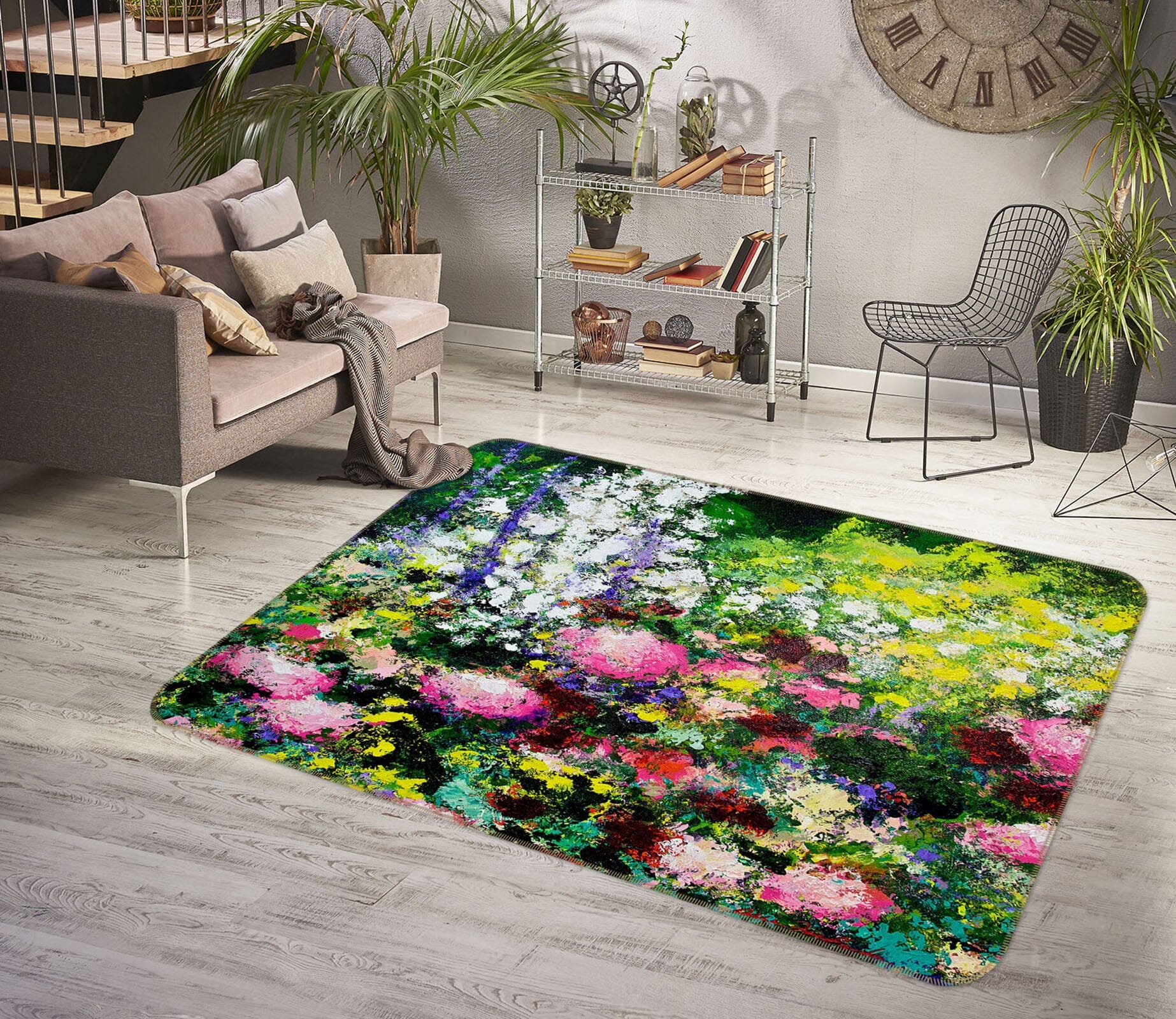 3D Summer Time 1063 Allan P. Friedlander Rug Non Slip Rug Mat Mat AJ Creativity Home 
