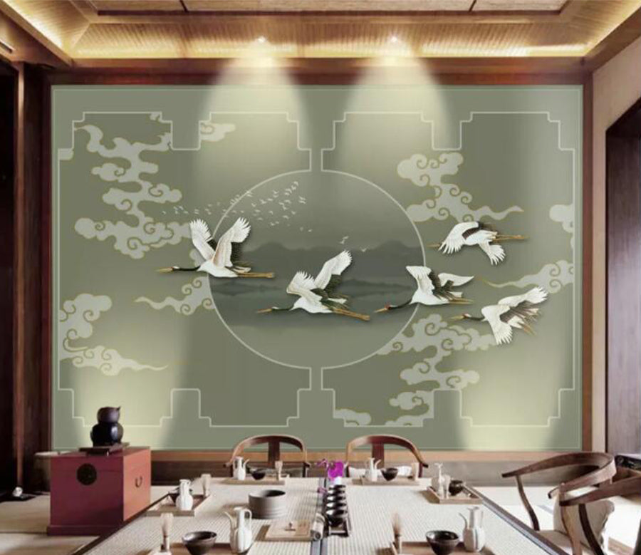 3D Crane Group WC2682 Wall Murals