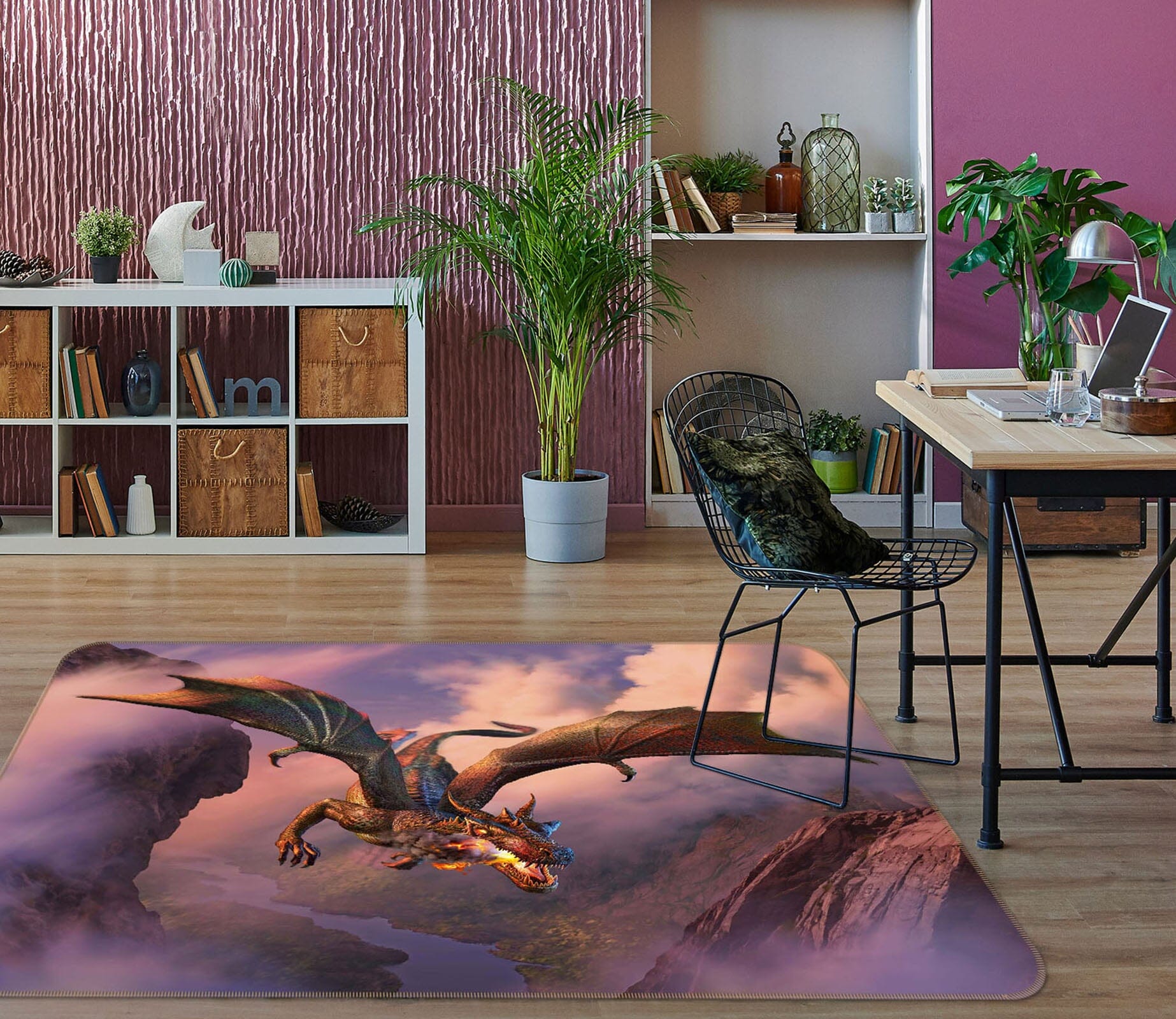 3D Fire Flight 1057 Jerry LoFaro Rug Non Slip Rug Mat Mat AJ Creativity Home 