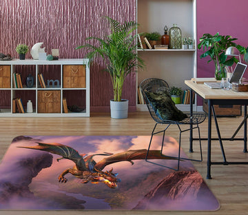 3D Fire Flight 1057 Jerry LoFaro Rug Non Slip Rug Mat Mat AJ Creativity Home 