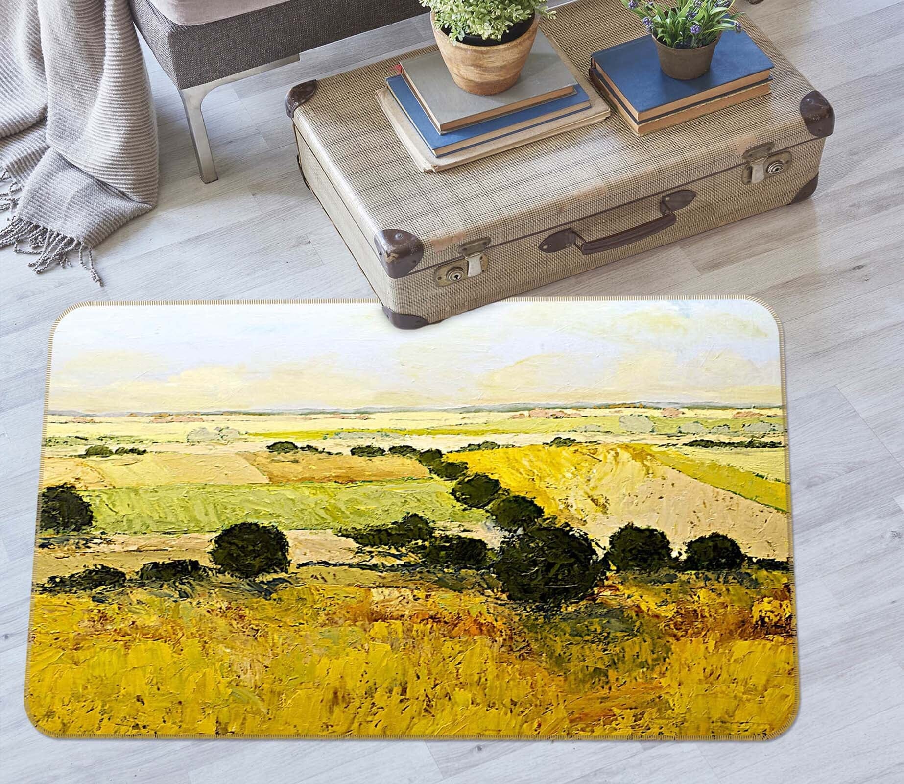 3D Summer End 1015 Allan P. Friedlander Rug Non Slip Rug Mat Mat AJ Creativity Home 