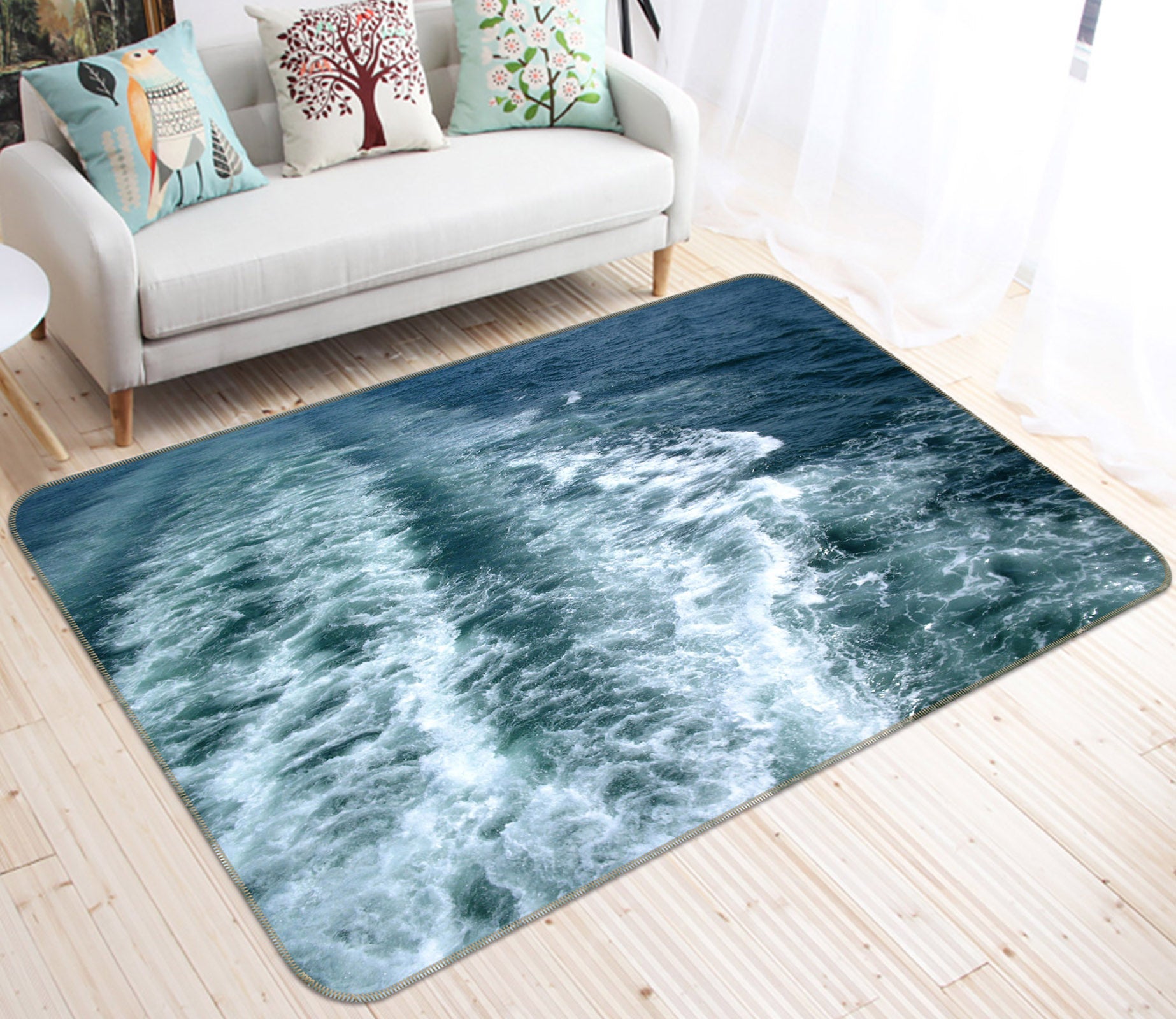 3D Waves 36032 Non Slip Rug Mat