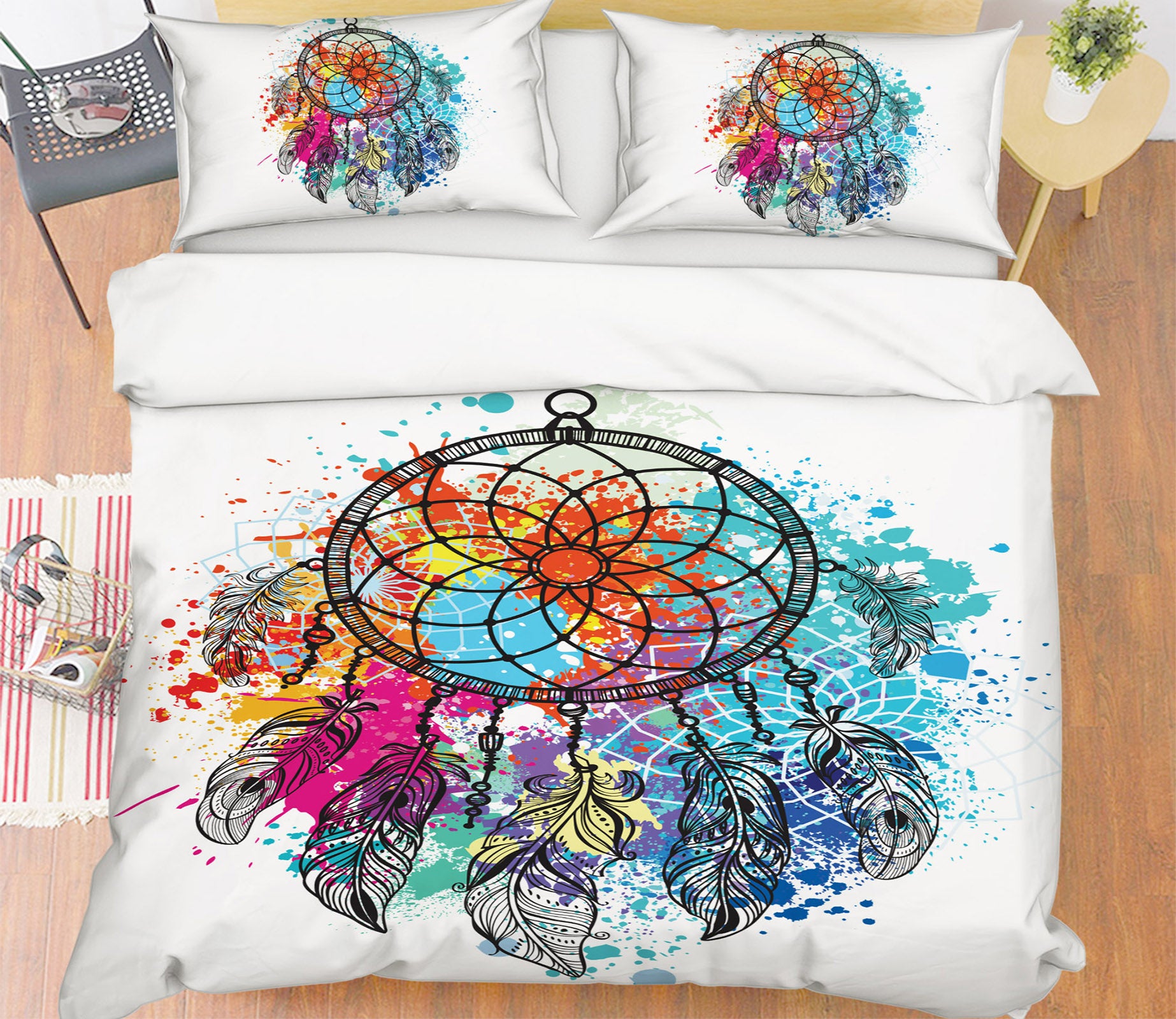 3D Color Dream Catcher 15011 Bed Pillowcases Quilt