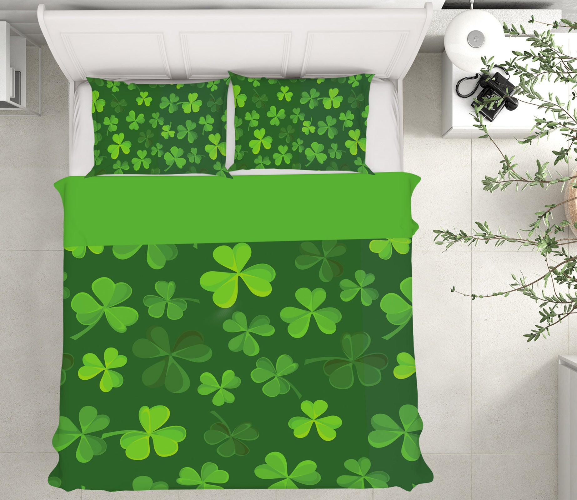 3D Clover 13163 Bed Pillowcases Quilt