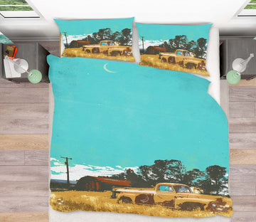 3D Prairie Truck 2103 Showdeer Bedding Bed Pillowcases Quilt Quiet Covers AJ Creativity Home 