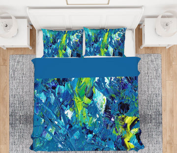 3D Blue Texture 16046 Bed Pillowcases Quilt