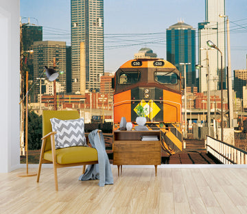 3D Train Head 145 Vehicle Wall Murals