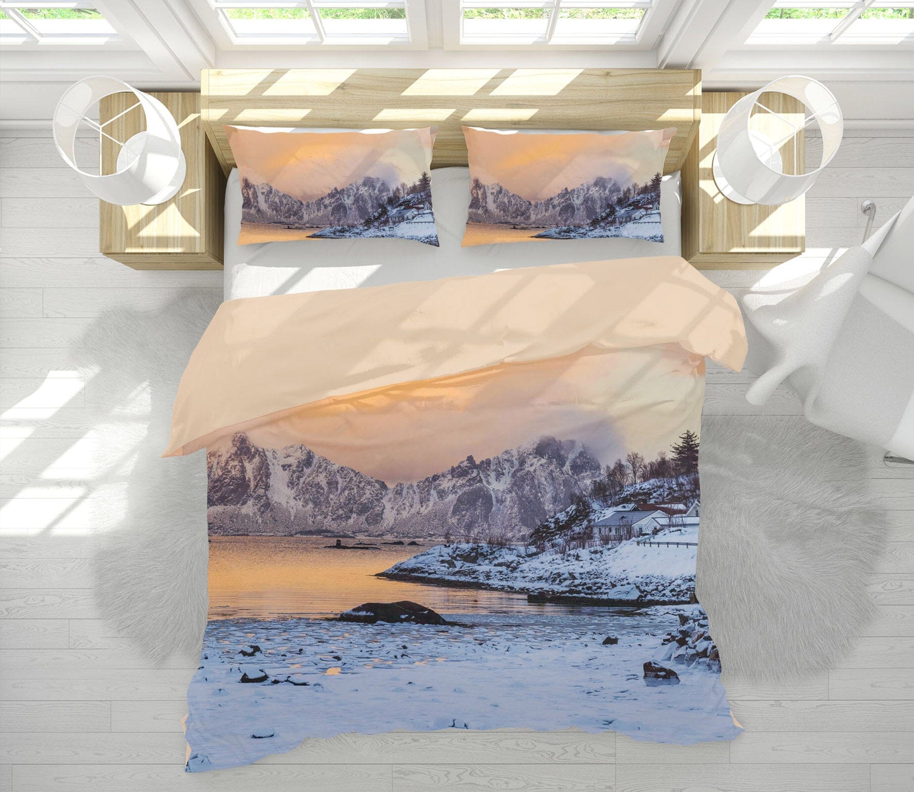 3D White World 2148 Marco Carmassi Bedding Bed Pillowcases Quilt Quiet Covers AJ Creativity Home 