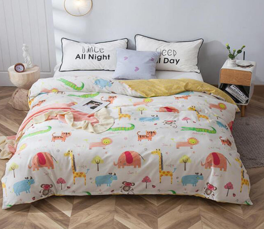 3D Colorful Animals 4192 Bed Pillowcases Quilt