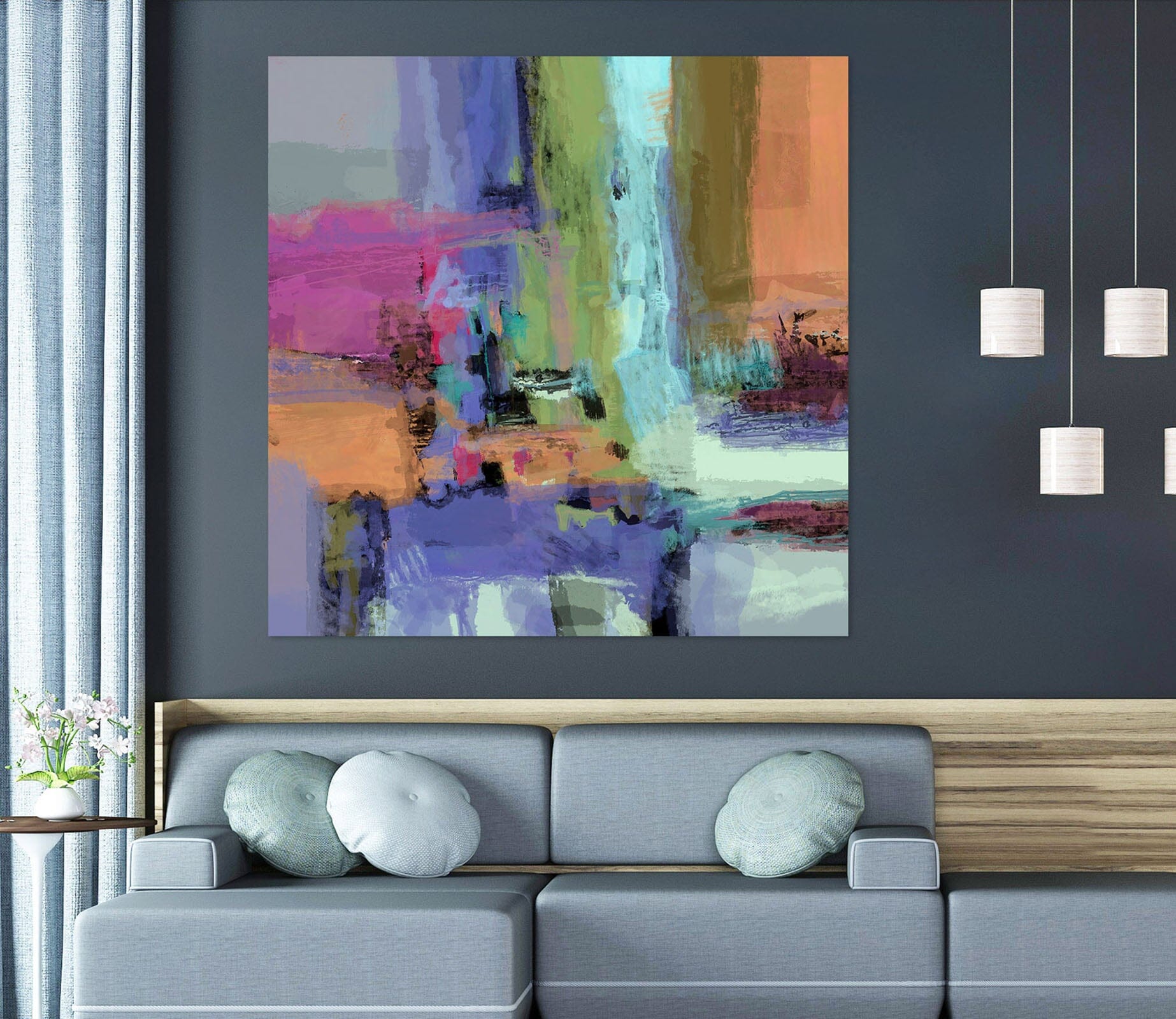 3D Abstract Waterfall 018 Michael Tienhaara Wall Sticker Wallpaper AJ Wallpaper 2 