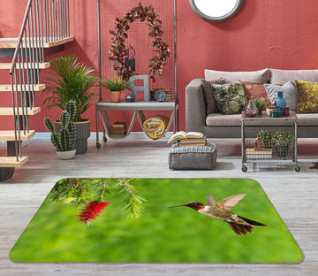 3D Bird Flower 38125 Animal Non Slip Rug Mat