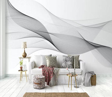 3D Black Wave 515 Wall Murals Wallpaper AJ Wallpaper 2 