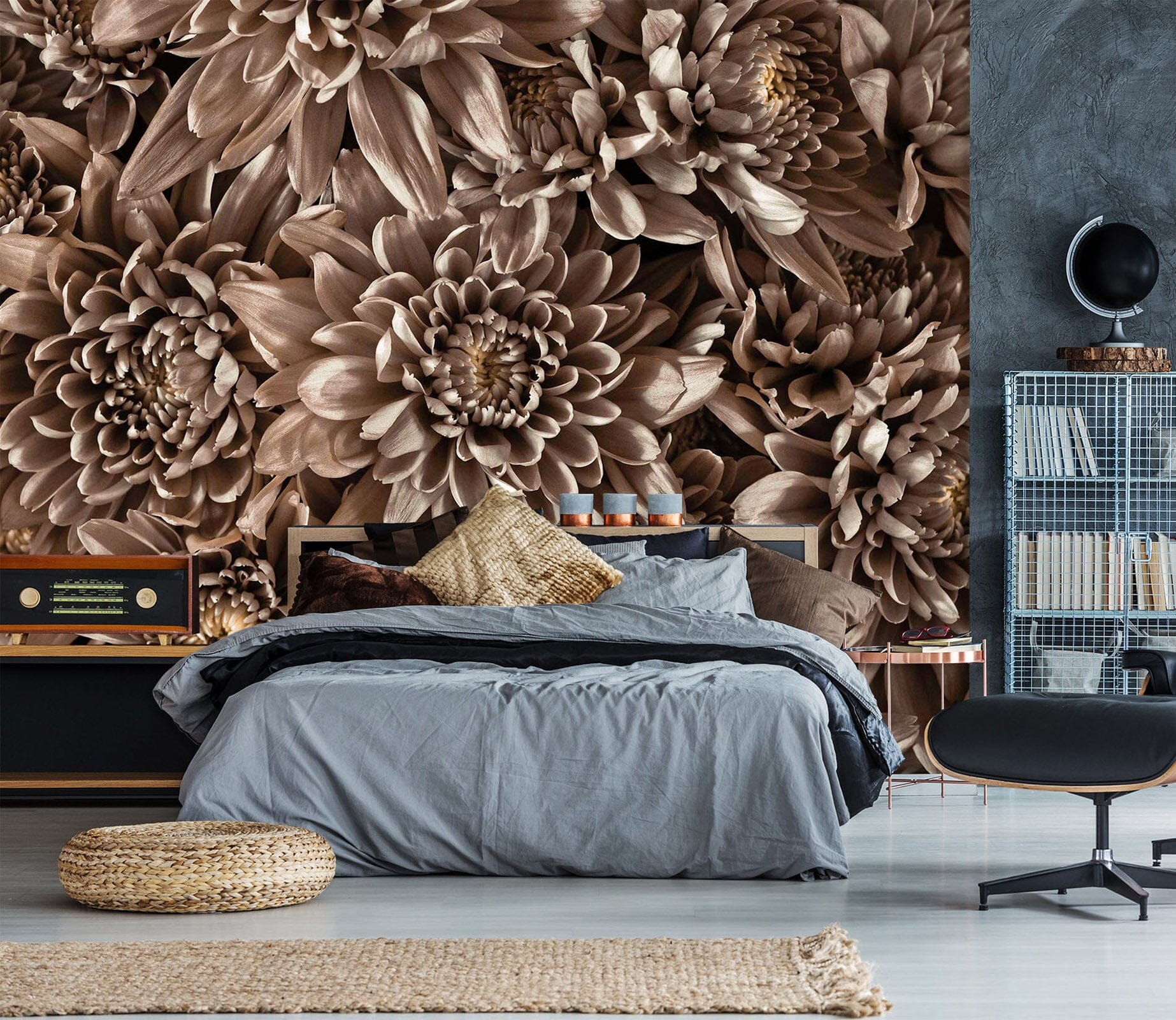 3D Ripe Sunflower 1409 Assaf Frank Wall Mural Wall Murals Wallpaper AJ Wallpaper 2 