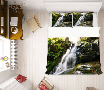 3D Mountain Willow 59137 Bed Pillowcases Quilt