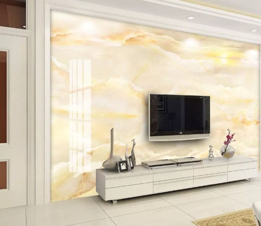 3D Yellow Pattern 2206 Wall Murals Wallpaper AJ Wallpaper 2 