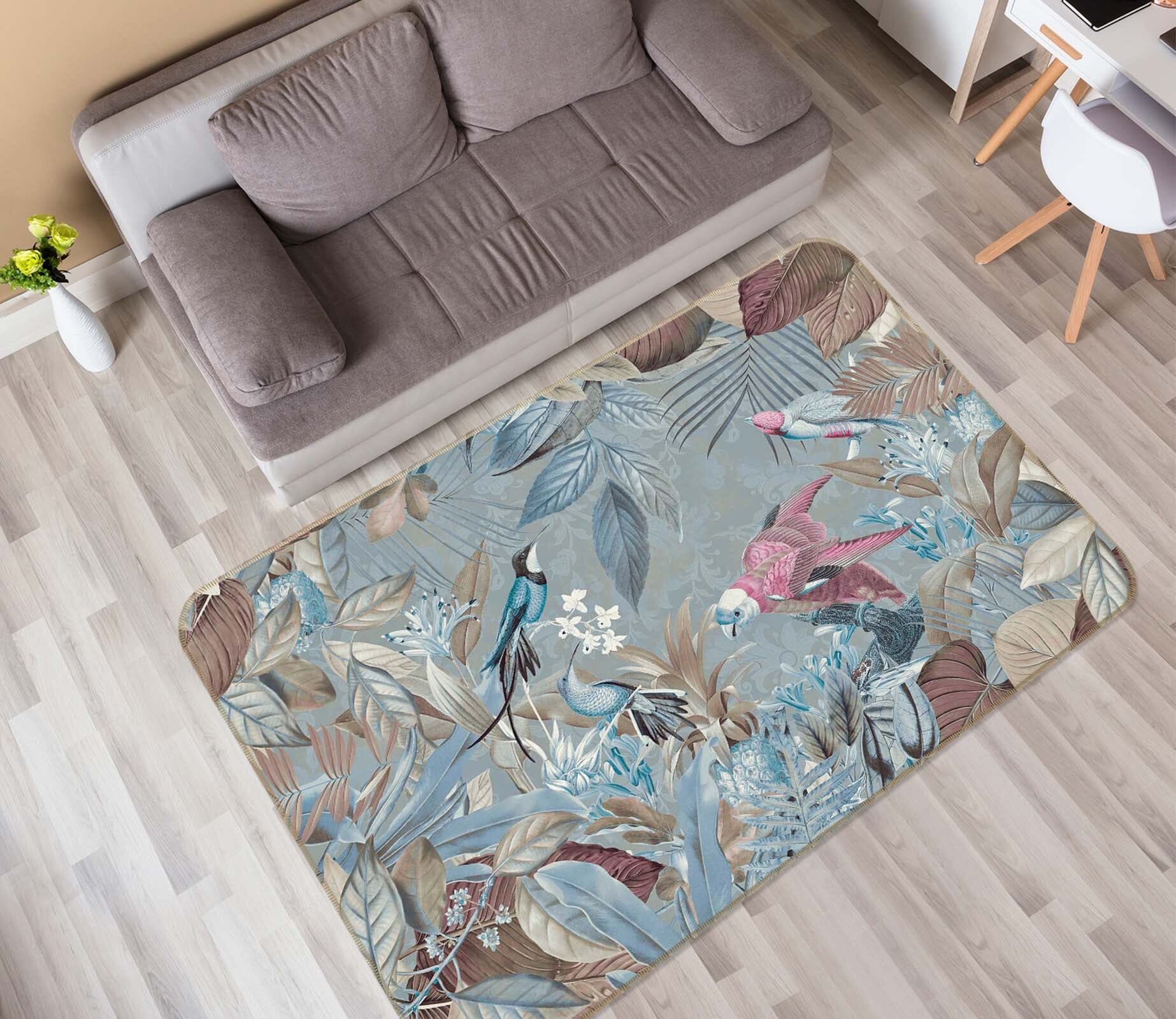 3D Bird Singing 1022 Andrea haase Rug Non Slip Rug Mat Mat AJ Creativity Home 