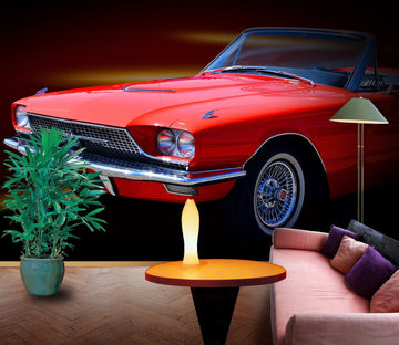 3D Candle Atuo 909 Vehicle Wall Murals Wallpaper AJ Wallpaper 2 