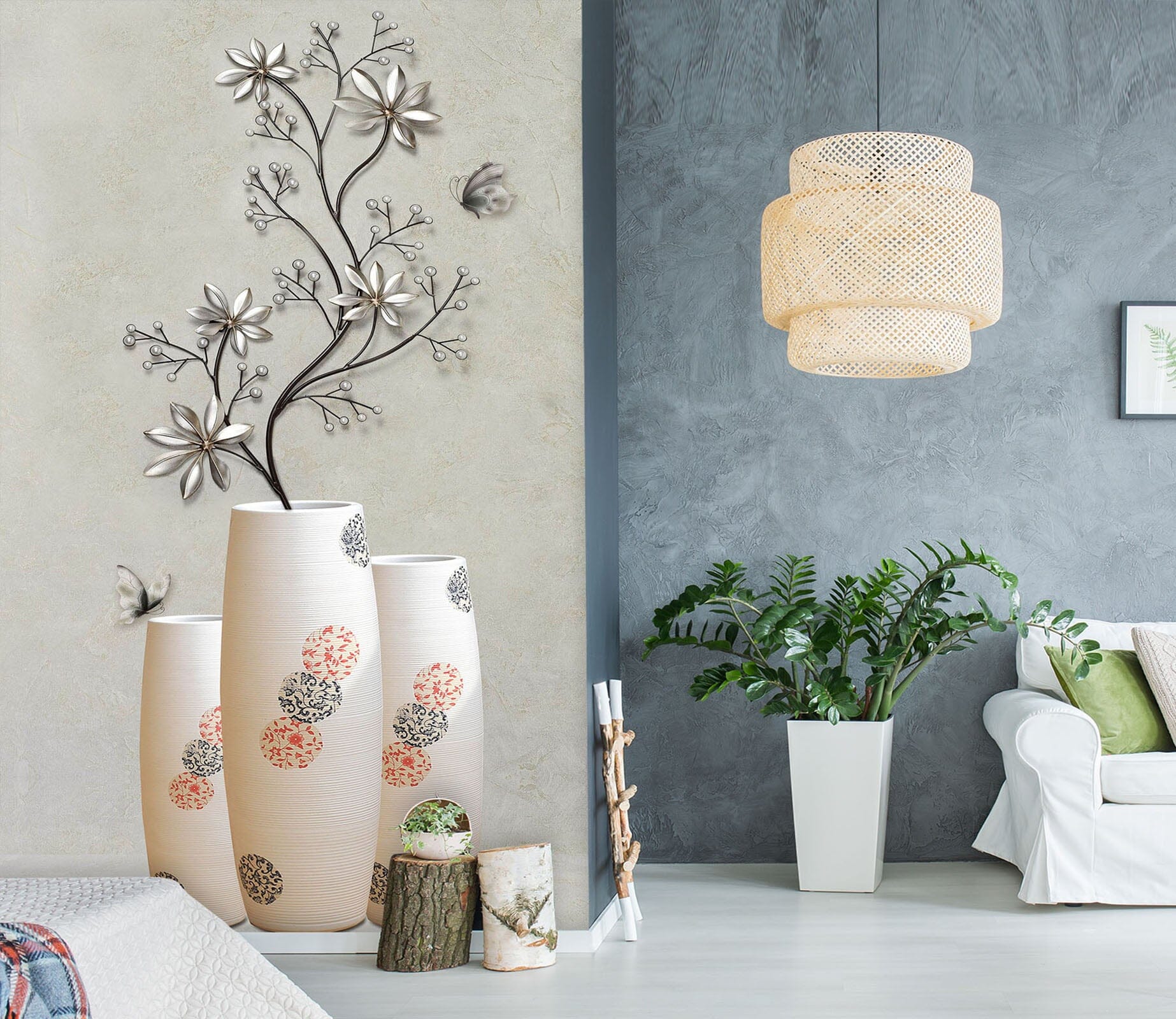 3D Art Flowers 1859 Wall Murals Wallpaper AJ Wallpaper 2 