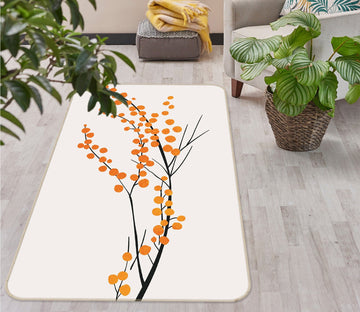 3D Plum Pattern 1138 Boris Draschoff Rug Non Slip Rug Mat Mat AJ Creativity Home 