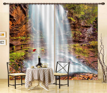 3D Waterfall Rock 5356 Beth Sheridan Curtain Curtains Drapes