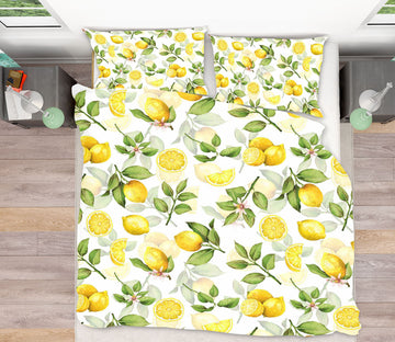 3D Lemon Pattern 18165 Uta Naumann Bedding Bed Pillowcases Quilt