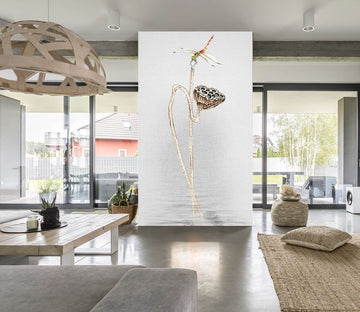 3D Dragonfly Lotus 1812 Wall Murals Wallpaper AJ Wallpaper 2 