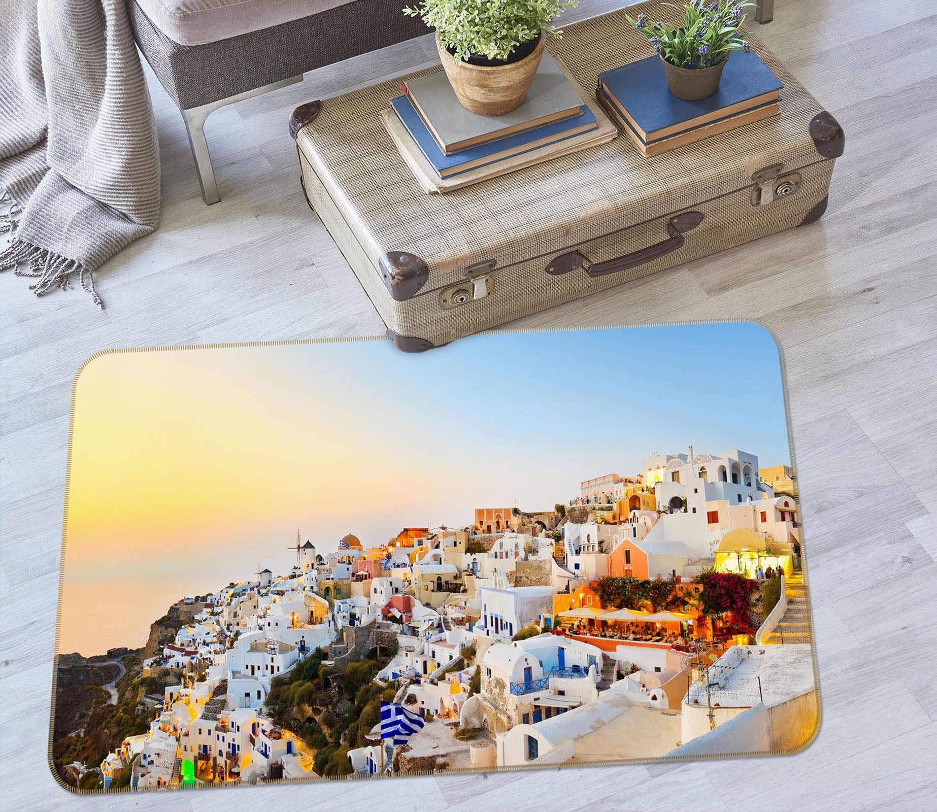 3D Houses 34111 Non Slip Rug Mat