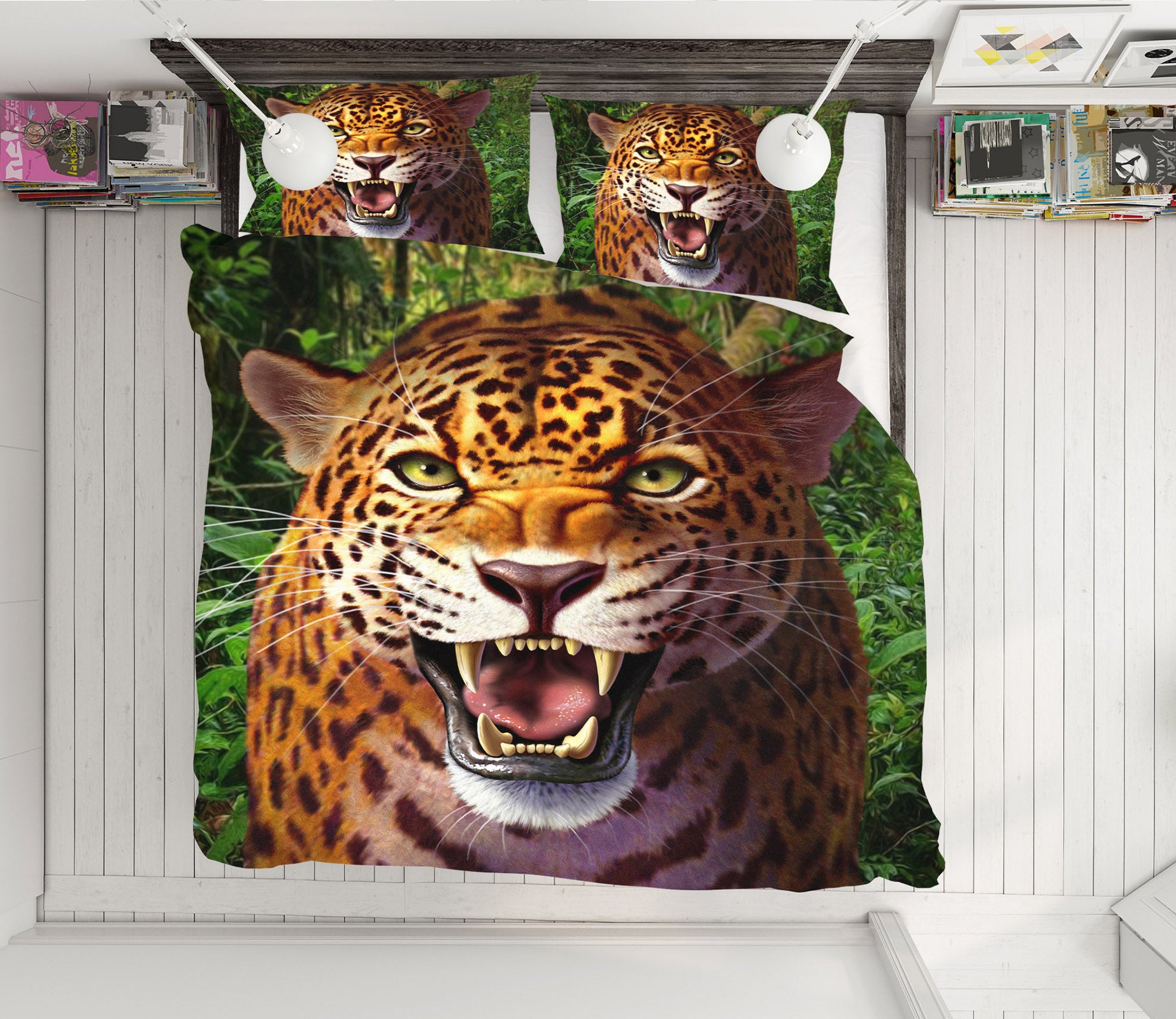 3D Leopard 86030 Jerry LoFaro bedding Bed Pillowcases Quilt
