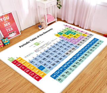 3D Chemistry Table 77167 Non Slip Rug Mat