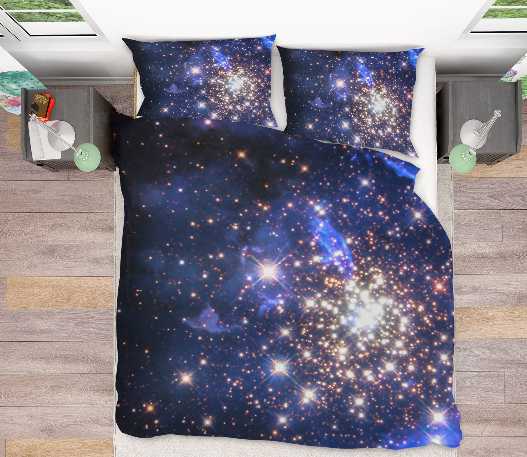 3D Starry Sky Starlight 16083 Bed Pillowcases Quilt
