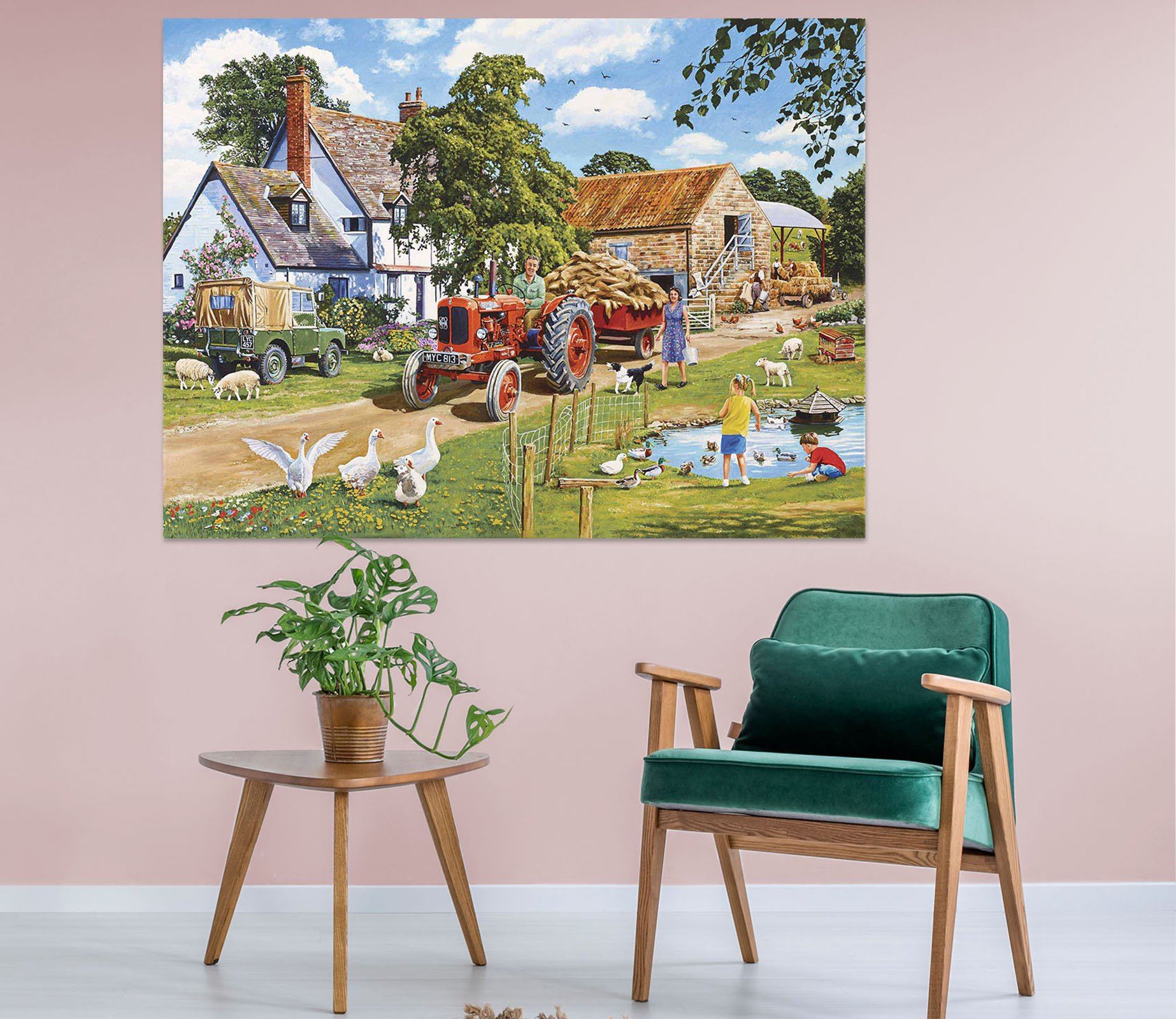 3D A Family Farm 003 Trevor Mitchell Wall Sticker Wallpaper AJ Wallpaper 2 