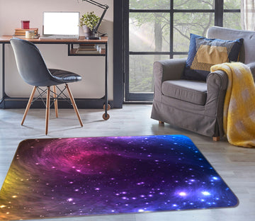 3D Starry Sky 26221 Non Slip Rug Mat